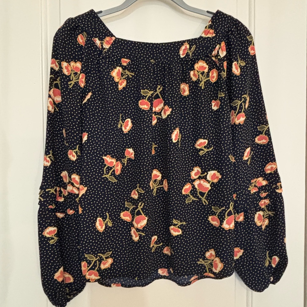 LC Lauren Conrad Floral Print Women's Top
